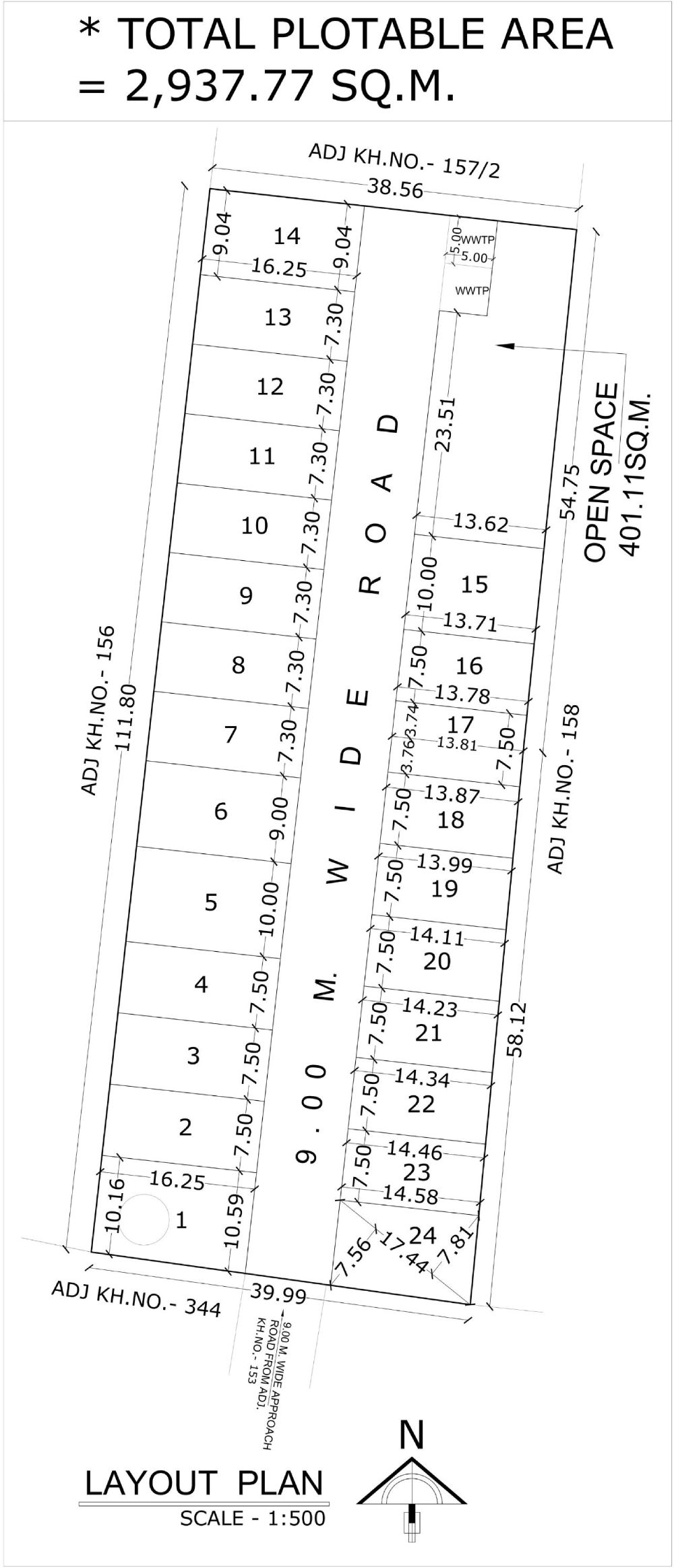 Layout Plane in wanadongari nagpur